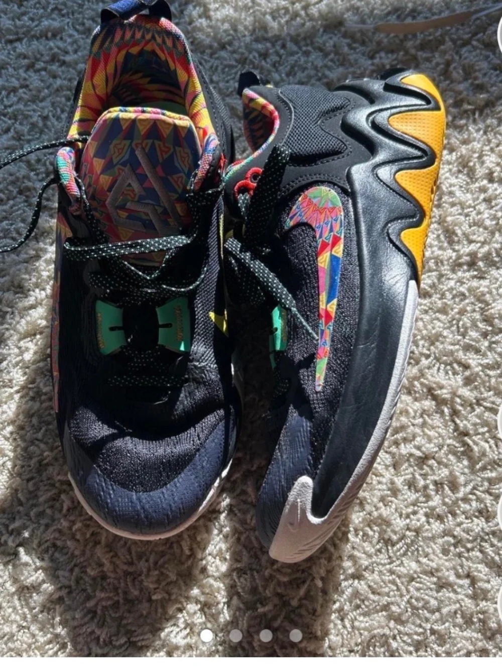 Giannis multi color size 6